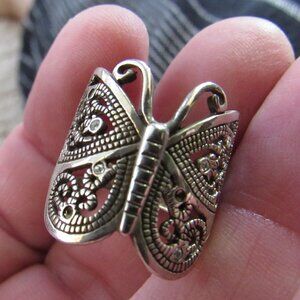 Sterling Silver Butterfly Ring size 5.5